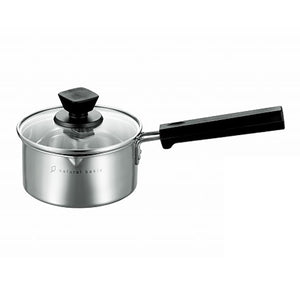 ナチュラルベーシック　ミニ片手鍋　１４㎝（両口付）