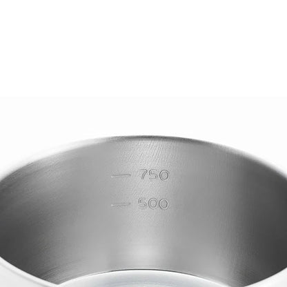パルトール　オールステンレス製　ミルクパン　１４㎝