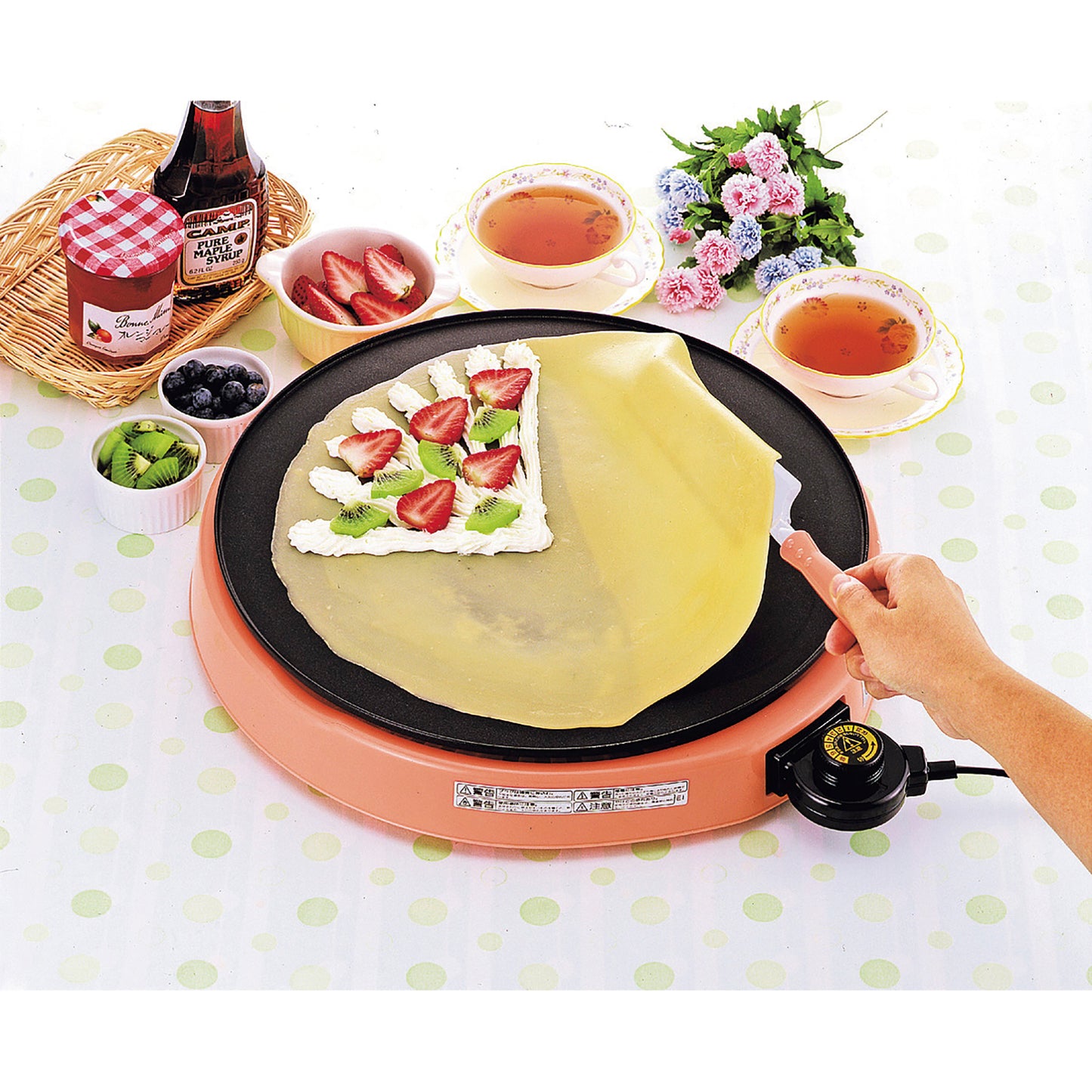 手作りクレープ用ホットプレート　クレプレ