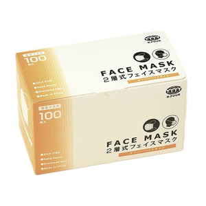 ２層マスク（頭掛けタイプ）　１００枚ｘ３０箱セット