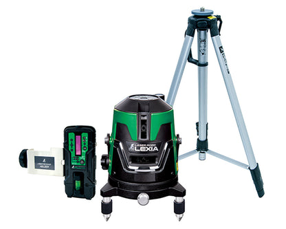 レーザーロボ　ＬＥＸＩＡ　２１Ｐ　グリーン受光器・三脚セット