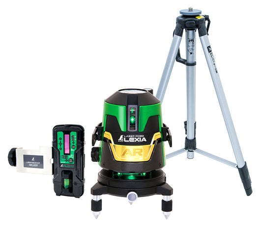 レーザーロボ　ＬＥＸＩＡ　２１ＡＲグリーン　受光器・三脚セット　　　