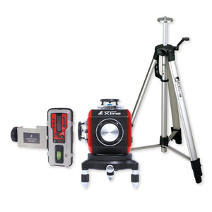 レーザーロボ　Ｘ　ｌｉｎｅ　レッド　受光器・三脚セット　　　　