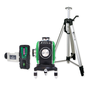 レーザーロボ　Ｘ　ｌｉｎｅ－Ｅ　グリーン　受光器・三脚セット　　　