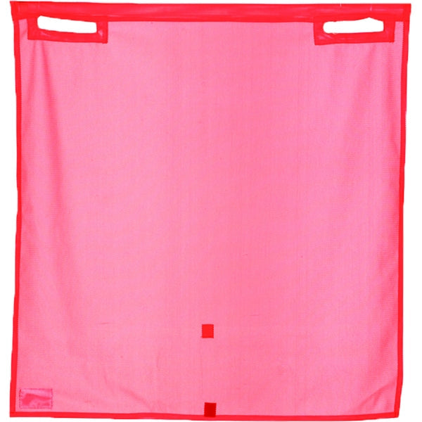 メッシュ旗　蛍光オレンジメッシュ