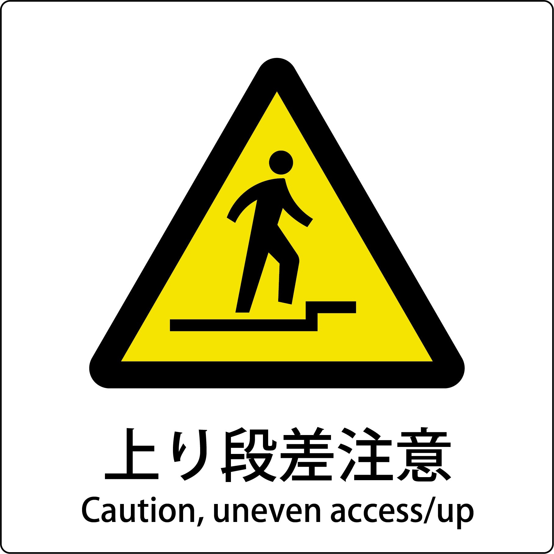 JIS標識ピクトサイン 転落注意 – GREEN CROSS-select 工事現場の