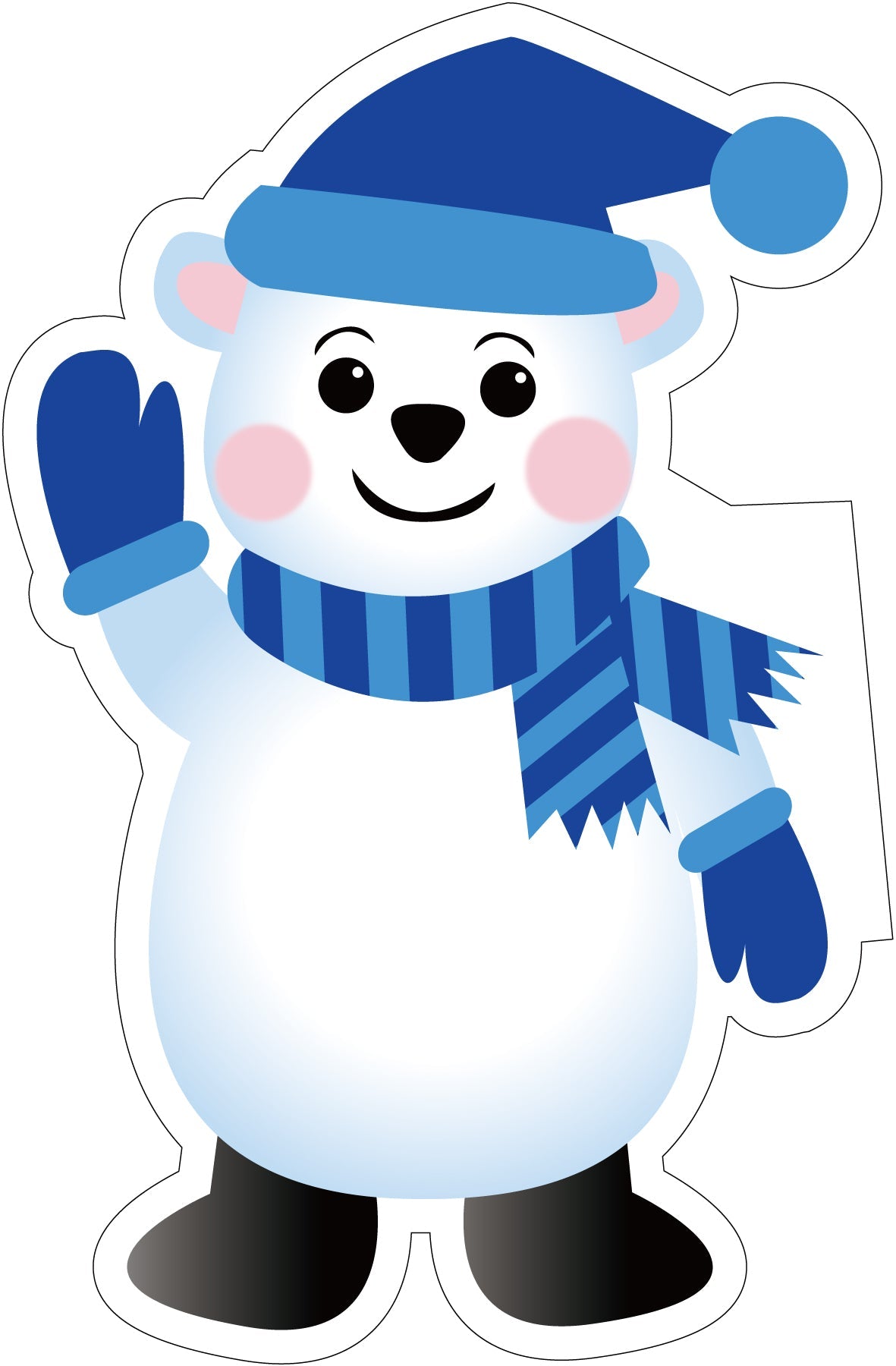 イメージアップソフトカルプ　雪だるま２　ＳＣＣ－０２