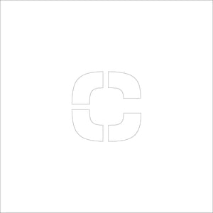 吹付けプレート　ステンシル　Ｈ２００　アルファベット　ｃ