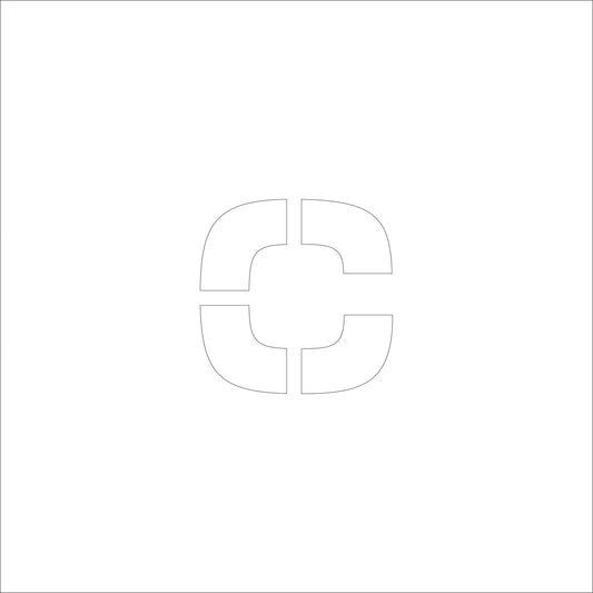 吹付けプレート　ステンシル　Ｈ２００　アルファベット　ｃ