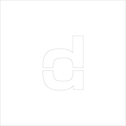 吹付けプレート　ステンシル　Ｈ５０　アルファベット　ｄ