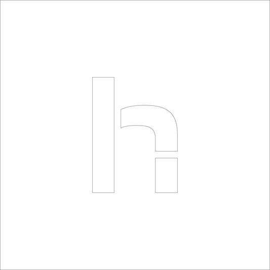 吹付けプレート　ステンシル　Ｈ５０　アルファベット　ｈ