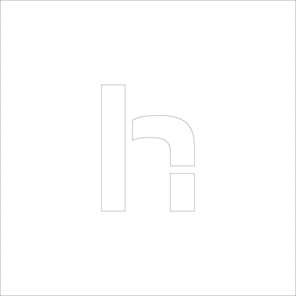 吹付けプレート　ステンシル　Ｈ２００　アルファベット　ｈ