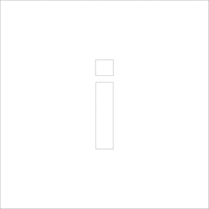 吹付けプレート　ステンシル　Ｈ７５　アルファベット　ｉ