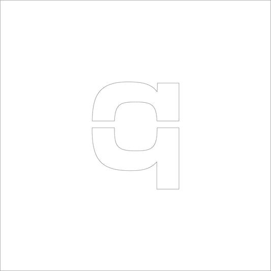 吹付けプレート　ステンシル　Ｈ５０　アルファベット　ｑ