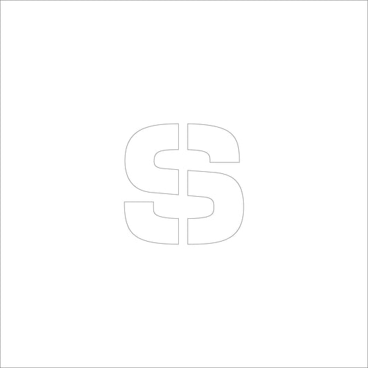 吹付けプレート　ステンシル　Ｈ５０　アルファベット　ｓ