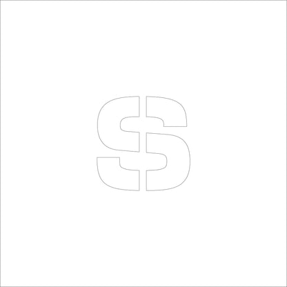 吹付けプレート　ステンシル　Ｈ２００　アルファベット　ｓ