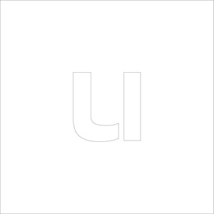 吹付けプレート　ステンシル　Ｈ３００　アルファベット　ｕ