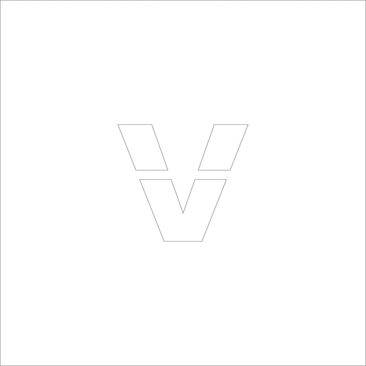 吹付けプレート　ステンシル　Ｈ７５　アルファベット　ｖ