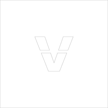 吹付けプレート　ステンシル　Ｈ２００　アルファベット　ｖ