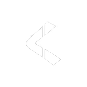 吹付けプレート　ステンシル　Ｈ１５０　ひらがな　く