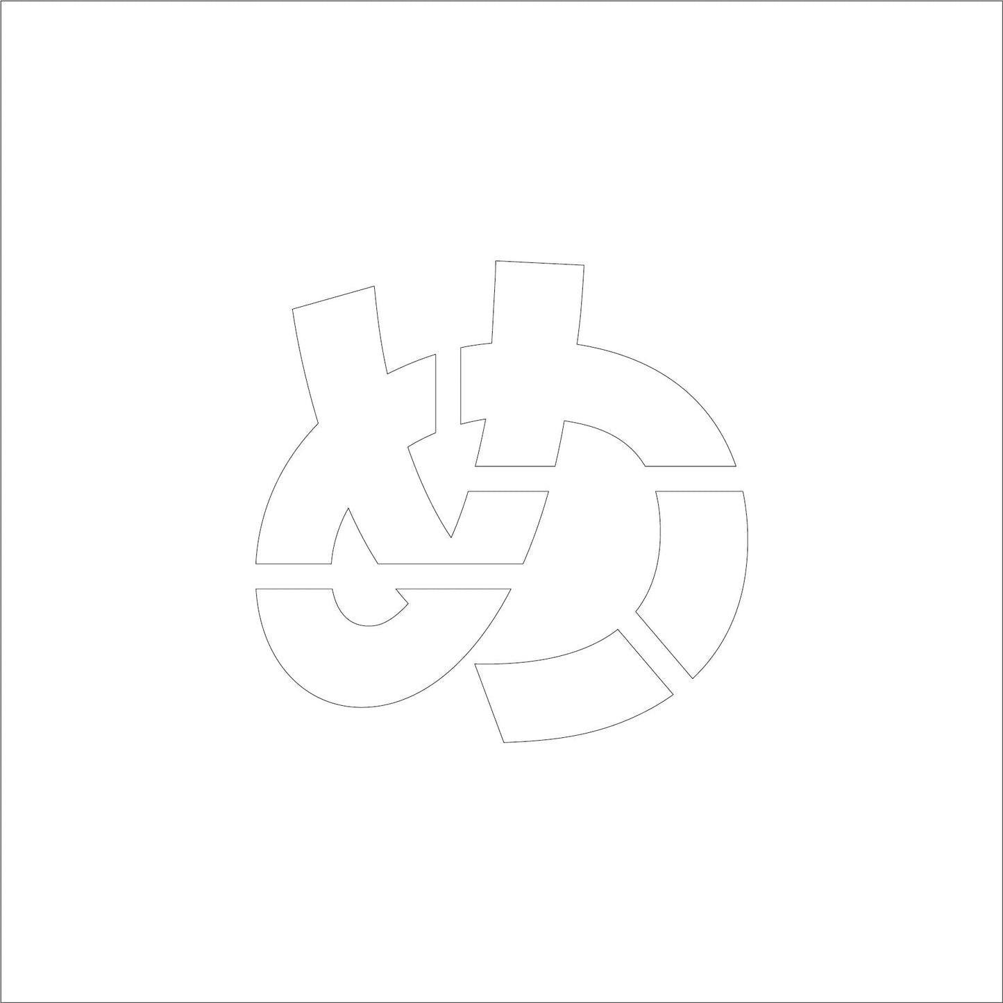 吹付けプレート　ステンシル　Ｈ２００　ひらがな　め
