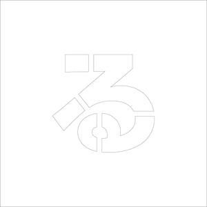 吹付けプレート　ステンシル　Ｈ１００　ひらがな　る