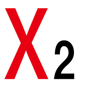 通り芯標識３００角　マグネット　Ｘ２