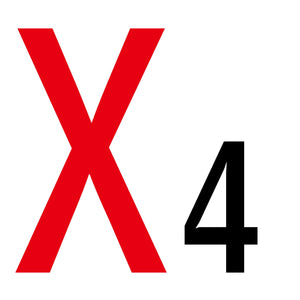 通り芯標識３００角　マグネット　Ｘ４