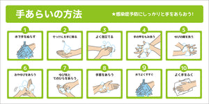 ＴＡ－０１　手洗いの方法　ポリセーム　３００ｘ６００