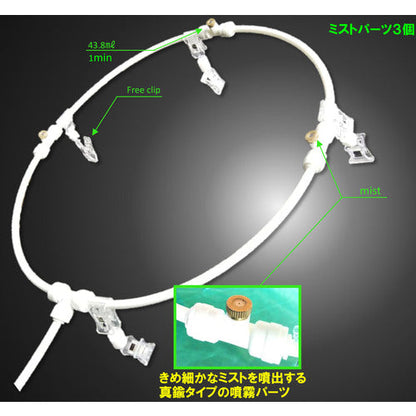 工場扇用装着ミストキット