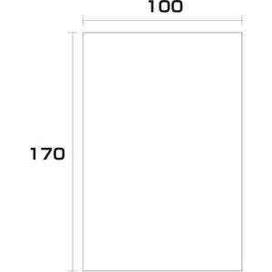 ポリエチレン袋　厚み０．０３　２０００枚　１００幅ｘ長さ１７０ｍｍ