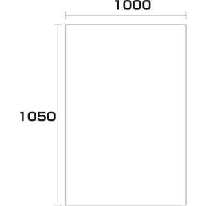ポリエチレン袋　厚み０．０３　２００枚　１０００幅ｘ長さ１０５０ｍｍ