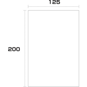 ポリエチレン袋　厚み０．０４　１０００枚　１２５幅ｘ長さ２００ｍｍ