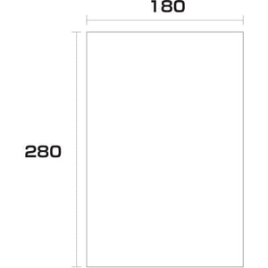ポリエチレン袋　厚み０．０５　１０００枚　１８０幅ｘ長さ２８０ｍｍ