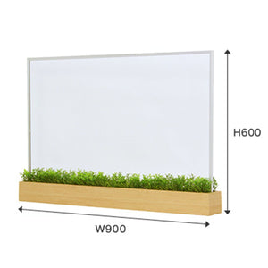 グリーンモード　卓上ポット　透明　９００×６００　ＧＲ４４２２