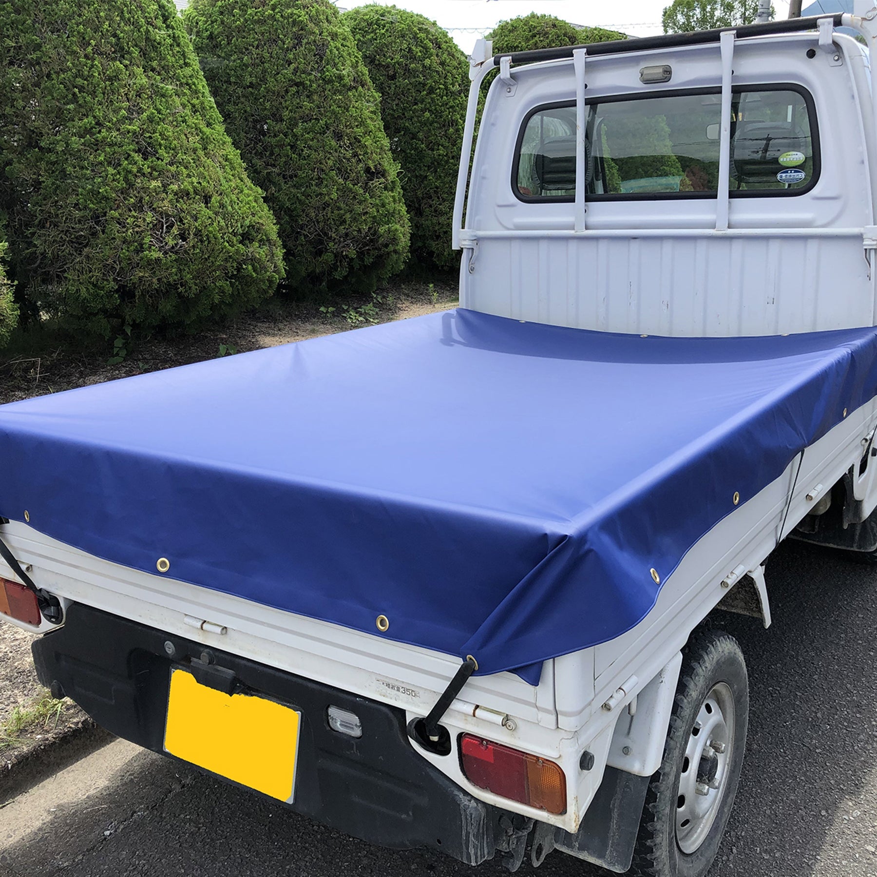 【用途多彩】　ビニールシート　紫外線　保護　大型車　雨除け　特大　バス　トラック　頑丈　高品質 サイズオーダー】（屋外耐候・防水）資材・野積みカバー ｜トラック