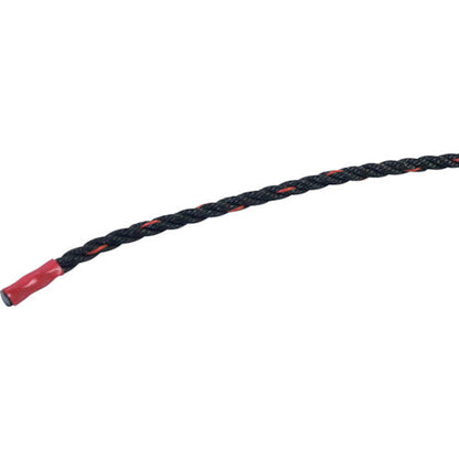 ポリエチレンロープ　黒　少し軟打　６ｍｍ×３００ｍ