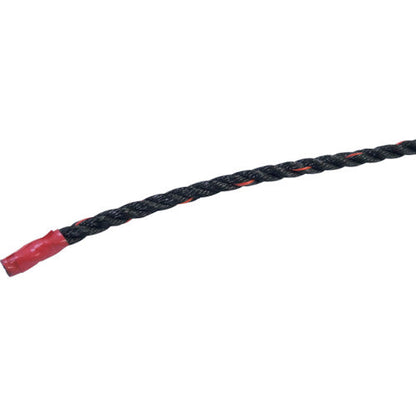 ポリエチレンロープ　黒　少し軟打　７ｍｍ×４００ｍ