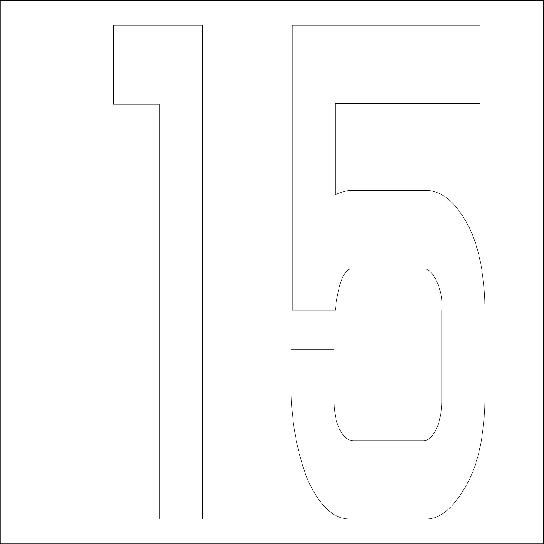 カッティングステッカー 数字15 文字高100mm 白 – GREEN CROSS-select 工事現場の安全対策用品なら