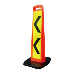 シェブロン表示板ベースセット　ライムイエロー