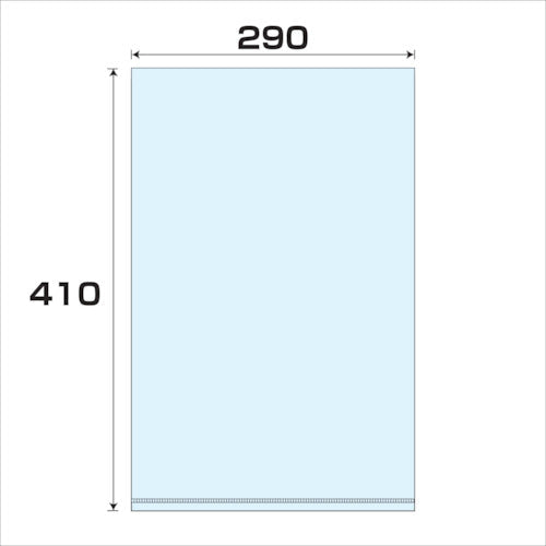 ポリプロピレン袋（ＰＰ）厚み０．０３　５００枚　幅２９０ｘ長さ４１０ｍｍ