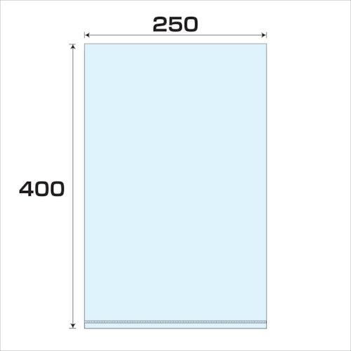 ポリプロピレン袋（ＰＰ）厚み０．０４　５００枚　幅２５０ｘ長さ４００ｍｍ