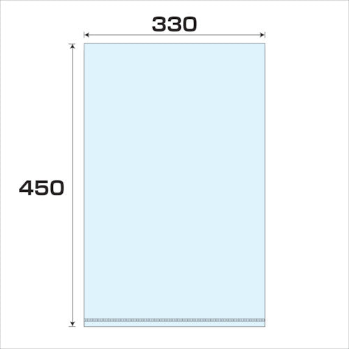 ポリプロピレン袋（ＰＰ）厚み０．０４　５００枚　幅３３０ｘ長さ４５０ｍｍ