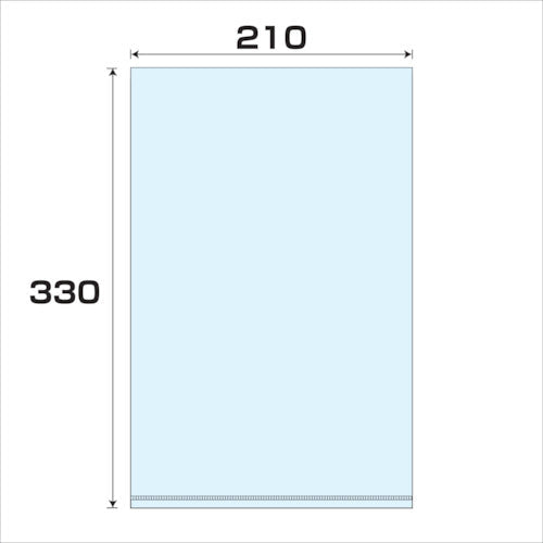 ポリプロピレン袋（ＰＰ）厚み０．０７　５００枚　幅２１０ｘ長さ３３０ｍｍ