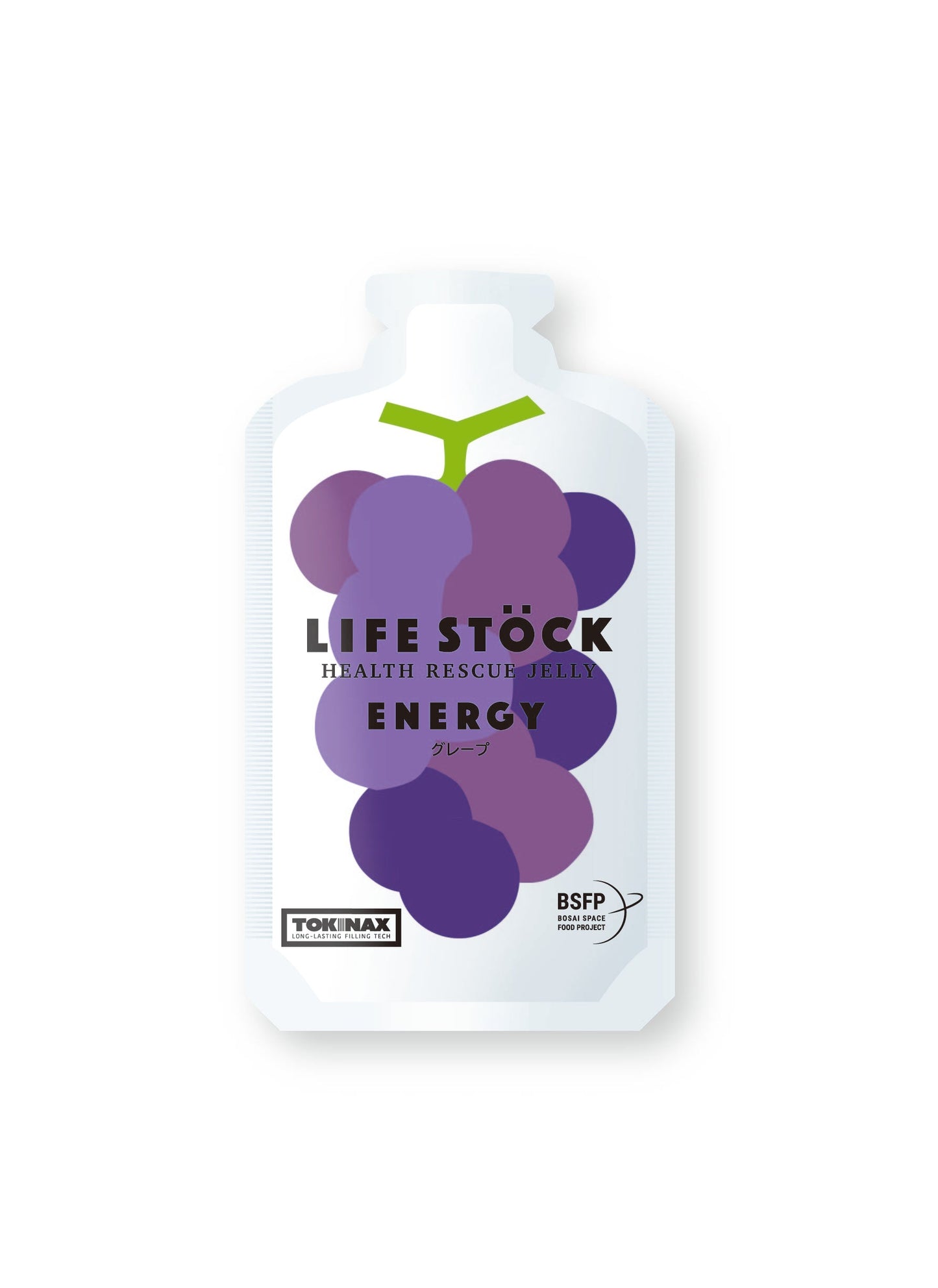 5年保存 LIFE STOCK　エナジータイプ　グレープ味　80袋セット