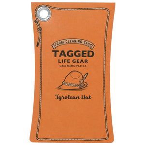 耐洗メモ紙　ＬＩＦＥＧＥＡＲ　チロリアンハット　Ｓ　５冊セット　ＴＡＬＧ－１２０２