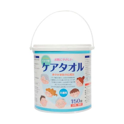 ケアタオル　バケツ型　１５０枚入