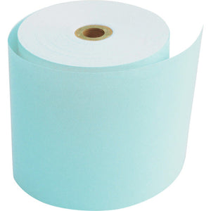 カラーサーマル紙　５８ｍｍ幅　水色　８巻入り