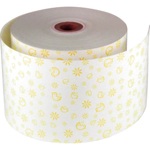 ファンシーレジ用紙　５８ｍｍ幅　ファンタジー　クリーム　３巻入り