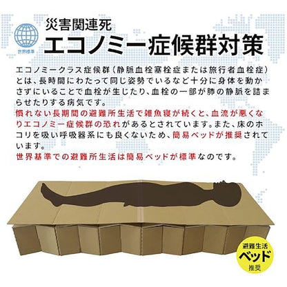 ＢＲ－ＤＡ１００ダンボール製ジャバラベッド